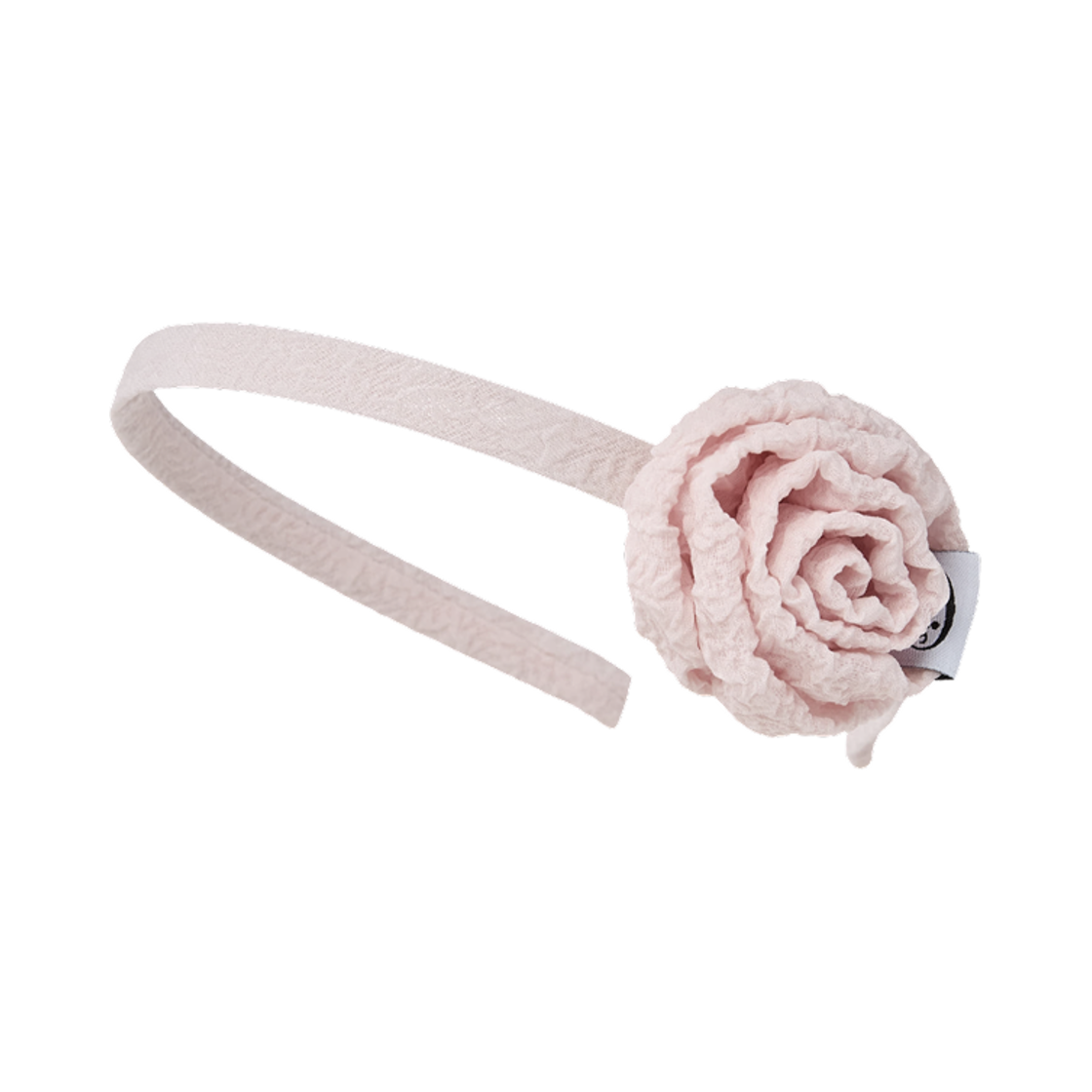 (W) 이미스 링클 코르사주 헤어밴드 핑크((W) Emis Wrinkle Corsage Hairband Pink) - 1