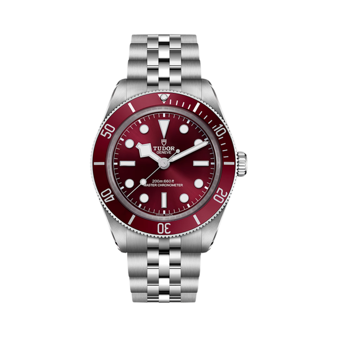 튜더 블랙 베이 58 39mm 스틸 브레이슬릿 버건디(Tudor Black Bay 58 39mm Steel Bracelet Burgundy)