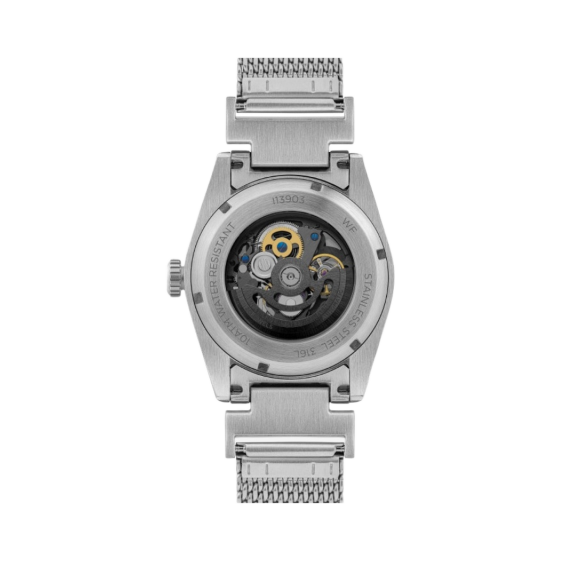 잉거솔 스코빌 스켈레톤 43mm I13903 오토매틱 스테인리스 스틸 실버 블랙 실버 다이얼(Ingersoll Scovill Skeleton 43mm I13903 Automatic Stainless Steel Silver Black Silver Dial) - 2