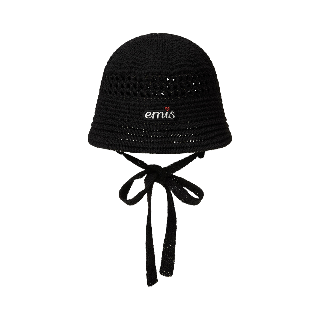 W) 이미스 하트 레터링 로고 보닛 아이보리 | Emis | KREAM