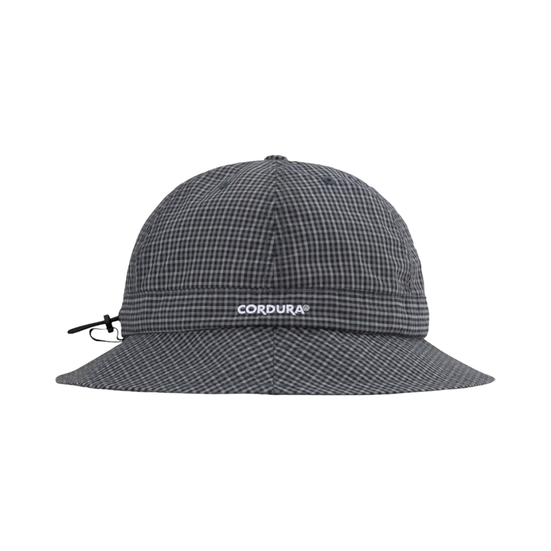 슈프림 코듀라 플레이드 벨 햇 블랙 - 25SS(Supreme Cordura Plaid Bell Hat Black - 25SS) - 3