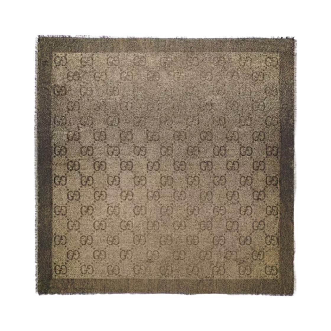 (W) 구찌 GG 라메 자카드 숄 블랙((W) Gucci GG Lame Jacquard Shawl Black) - 1