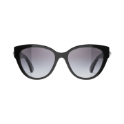 Chanel Butterfly Sunglasses Acetate & Black Gold Frame Grey Gradient Lenses Asian Fit