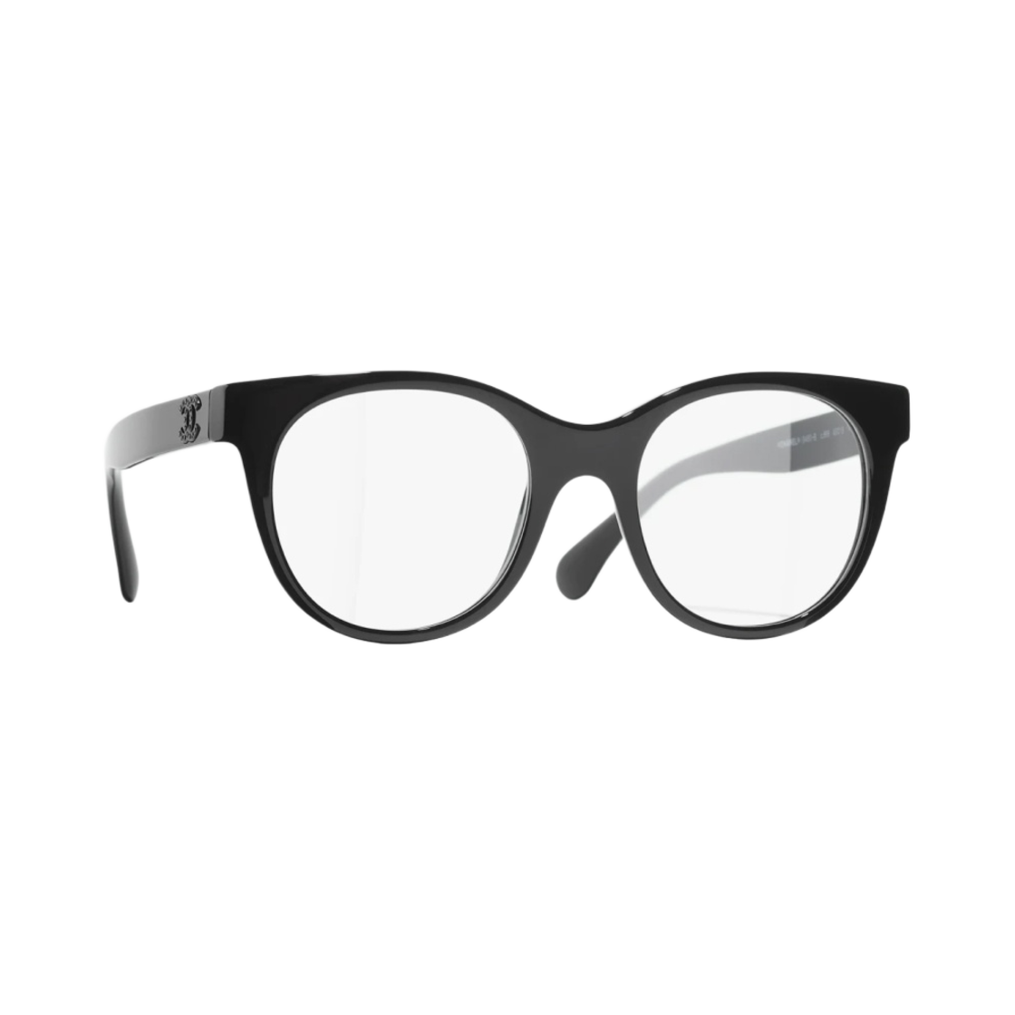 샤넬 캣아이 프레임 아세테이트 & 블랙(Chanel Cat Eye Eyeglasses Acetate & Black) - 2