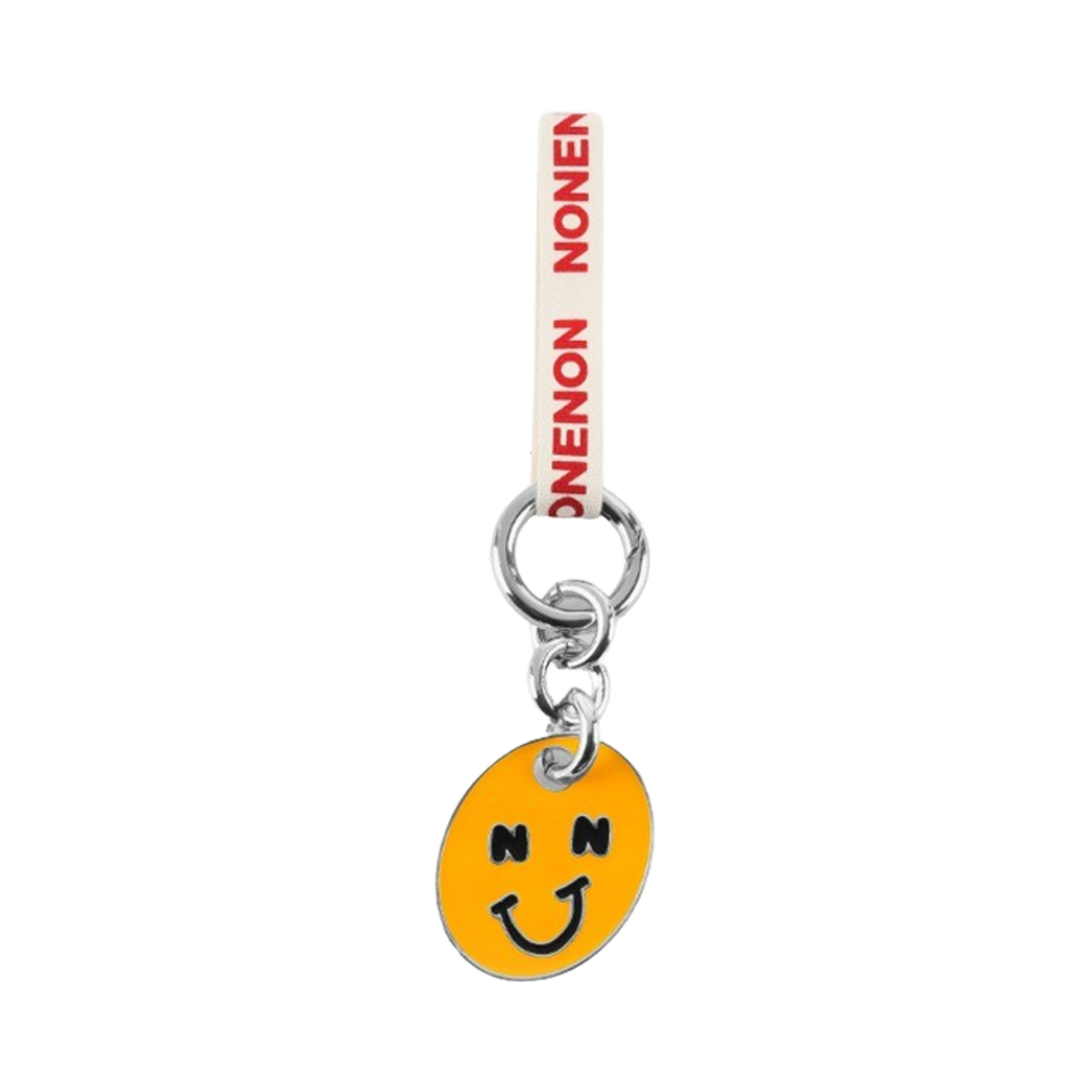 NONENON-063 Nonenon Crokeed Smile Circle Keyring Epoxy Short