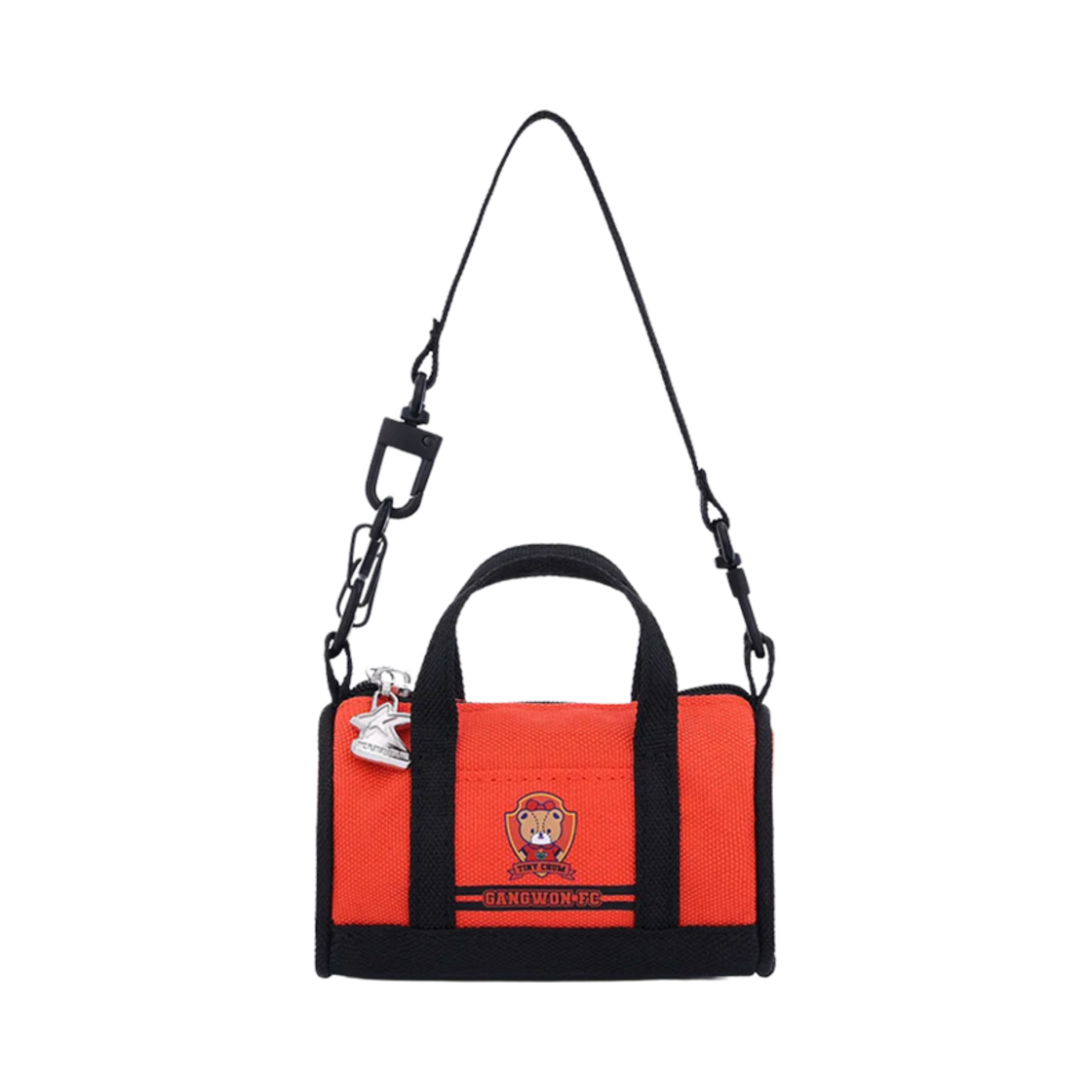 - K League x Sanrio Characters 2025 Bag Type Bag Hook Tiny Chum Gangwon FC Red