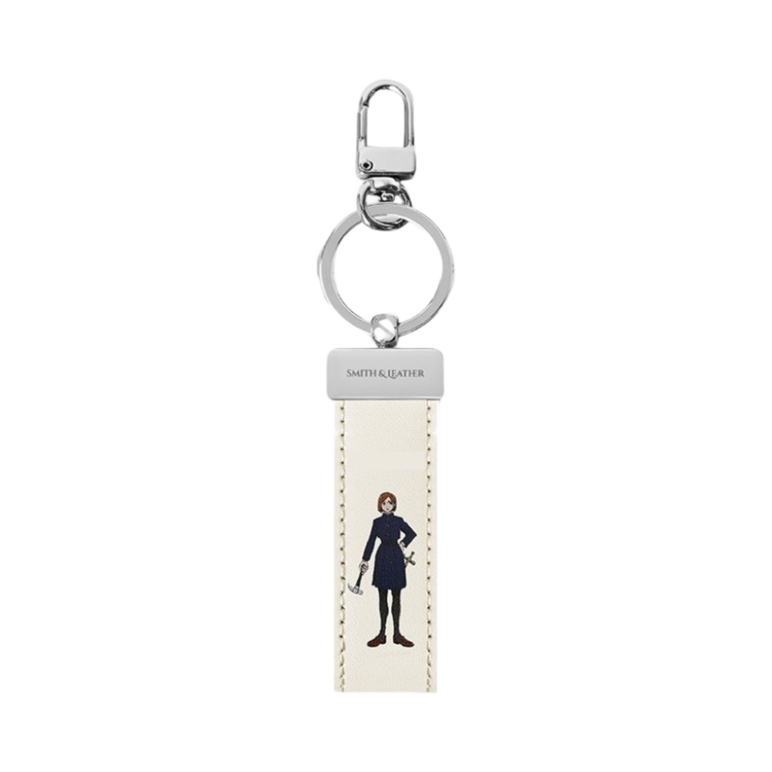 스미스 앤 레더 x 주술회전 레더 스틴 키링 쿠기사키 노바라(Smith & Leather x Jujutsu Kaisen Leather Stin Keyring Kugisaki Nobara)