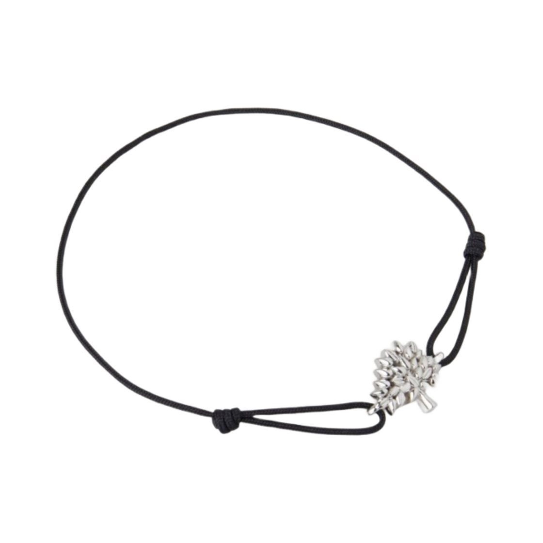 멀버리 트리 코드 스털링 실버 코드 브레이슬릿 블랙 Mulberry KREAM