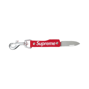 Supreme Leather Clip Knife Red - 25SS