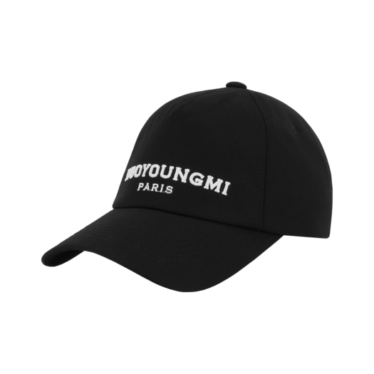 W251AC52661B/W251AC52664B Wooyoungmi Embroidered Ball Cap Black