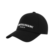 Wooyoungmi Embroidered Ball Cap Black