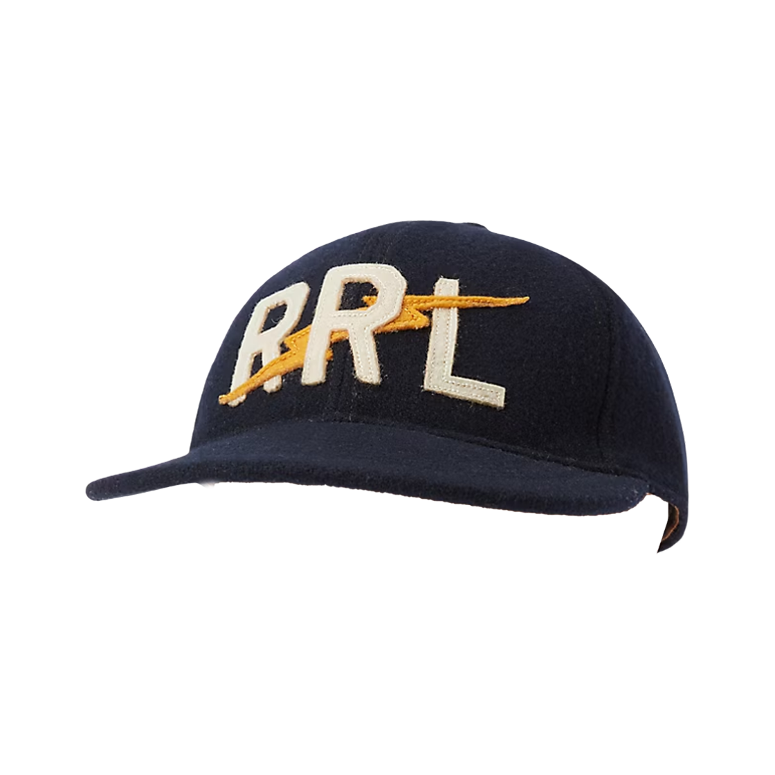더블알엘 아플리케 울 블렌드 펠트 볼 캡 네이비(Double RL Applique Wool Blend Felt Ball Cap Navy)