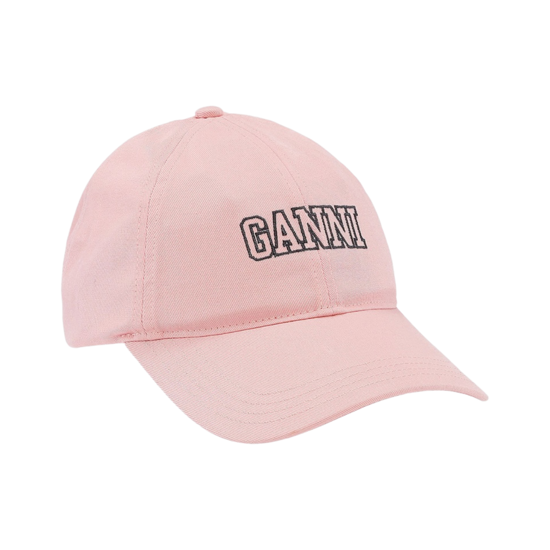 A5084-465 (W) Ganni Embroidered Logo Cap Sweet Lilac