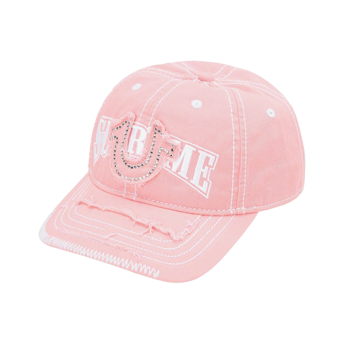 슈프림 x 트루 릴리전 6-패널 캡 핑크 - 21FW(Supreme x True Religion 6-Panel Pink - 21FW) - 1