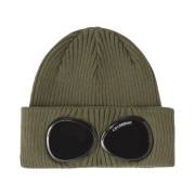 C.P. Company Cotton Goggle Beanie Khaki - 21SS