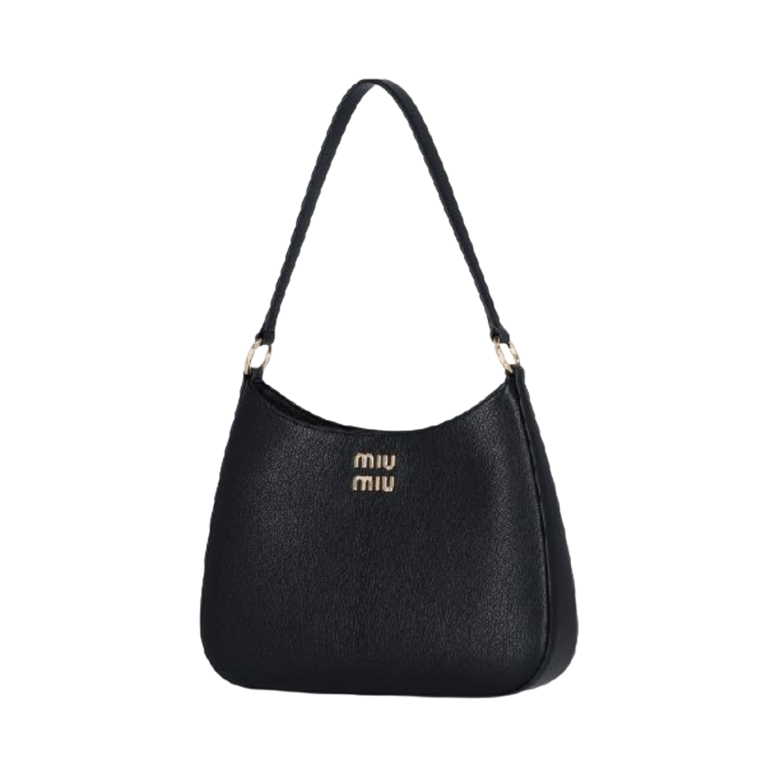 미우 미우 마드라스 레더 숄더백 블랙(Miu Miu Madras Leather Shoulder Bag Black) - 2