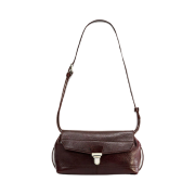 Lemaire Glossy Vegetable Leather Small Gear Bag Dark Eggplant