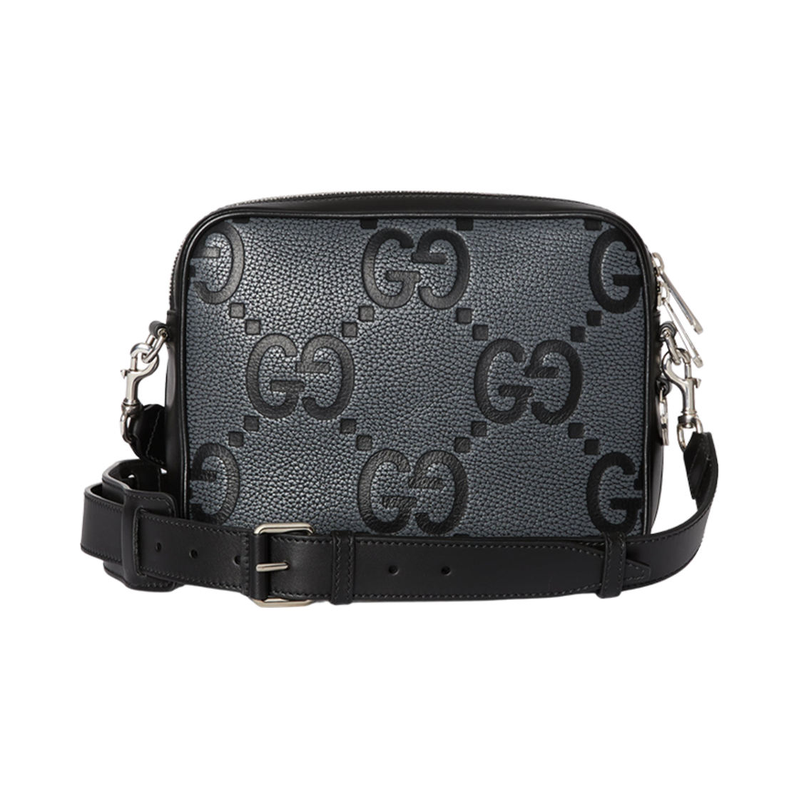 구찌 스몰 점보 GG 크로스바디백 그레이 블랙(Gucci Small Jumbo GG Crossbody Bag Grey Black) - 3