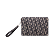 Dior Pouch Beige & Black Dior Oblique Jacquard