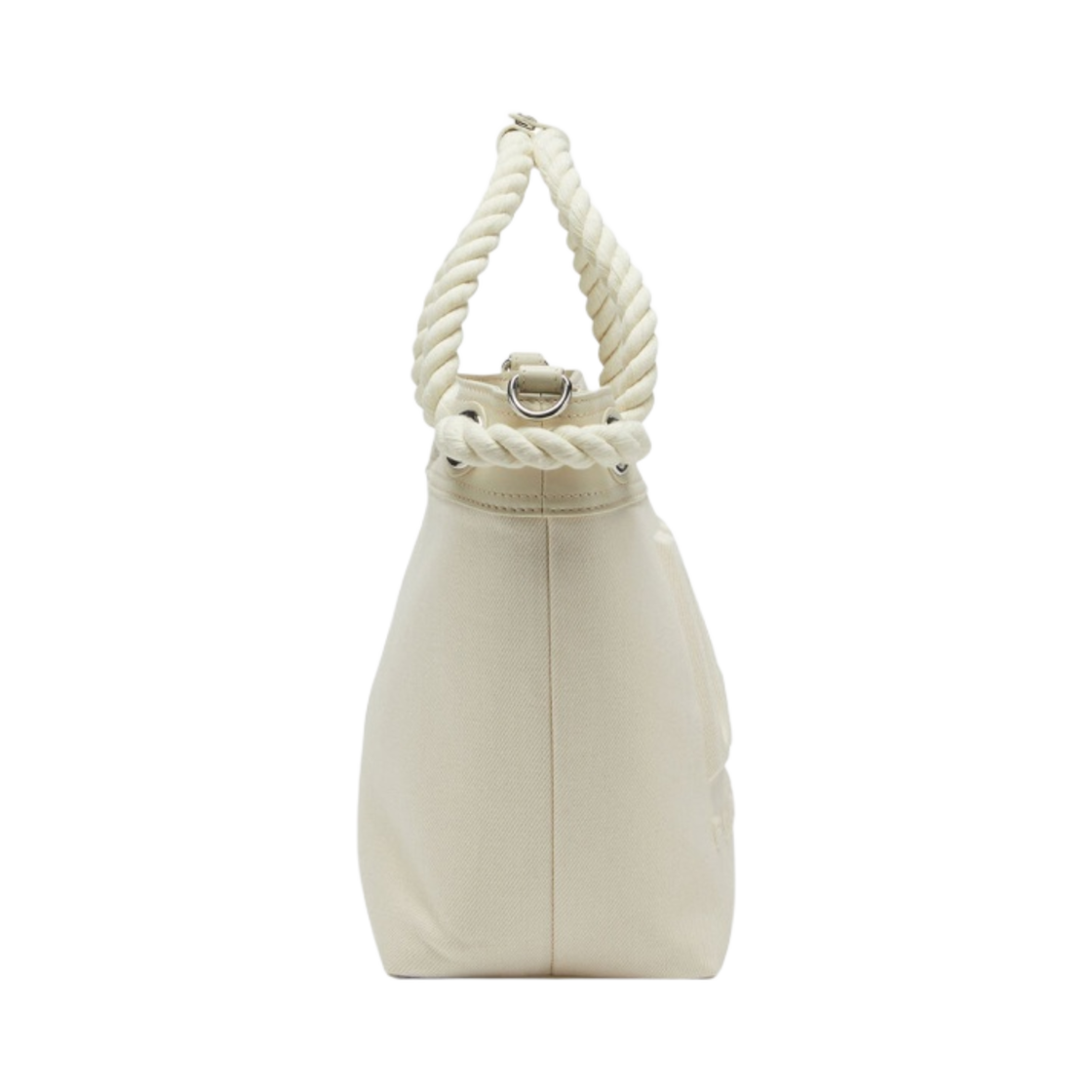디젤 로프 미디움 데님 토트백 로프 핸들 화이트(Diesel Rope Medium Denim Tote Bag with Rope Handles White) - 2
