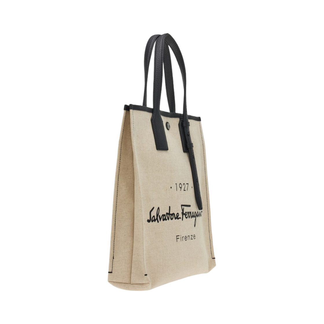 페라가모 1927 시그니쳐 토트백 내츄럴 블랙(Ferragamo 1927 Signature Tote Bag Natural Black) - 2