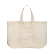 Stussy Canvas Extra Large Tote Bag Natural