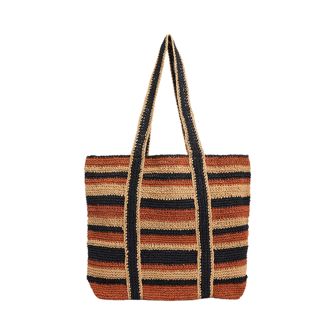 4EVE38-V40770-108 Vanessa Bruno Raffia Grand Cabas Tote Biscuit