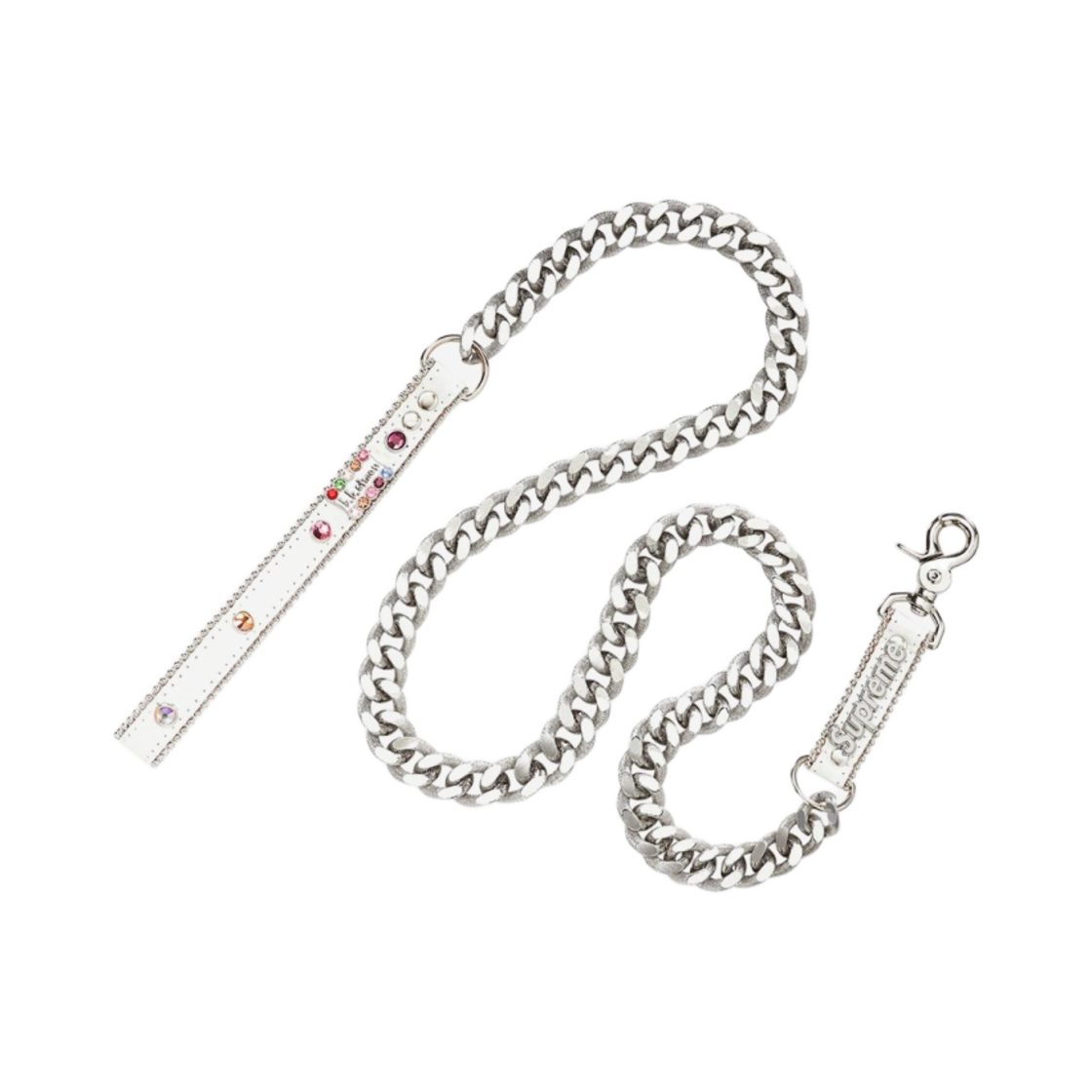 - Supreme x B.B. Simon Studded Dog Leash White - 22SS