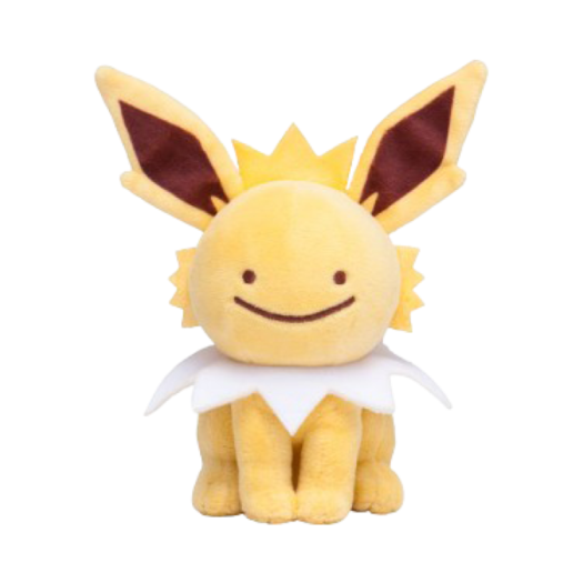 Pokemon Center Plush Ditto's Time Capsule Ditto Jolteon