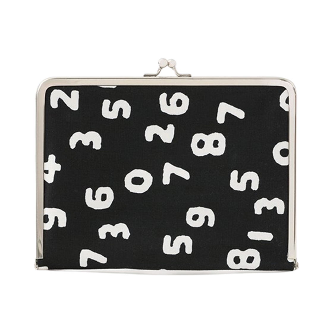 소우소우 캔버스 소프트 가마구치 파우치 블랙(Sou Sou Canvas Soft Gamaguchi Pouch Black)