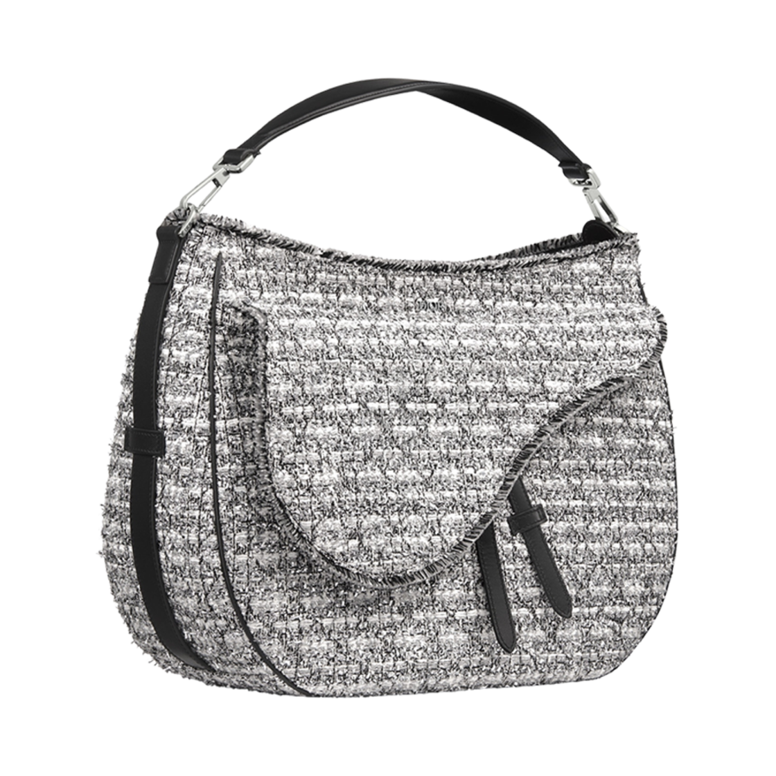 디올 새들 소프트 백 실버 톤 트위드(Dior Saddle Soft Bag Silver Tone Tweed) - 3