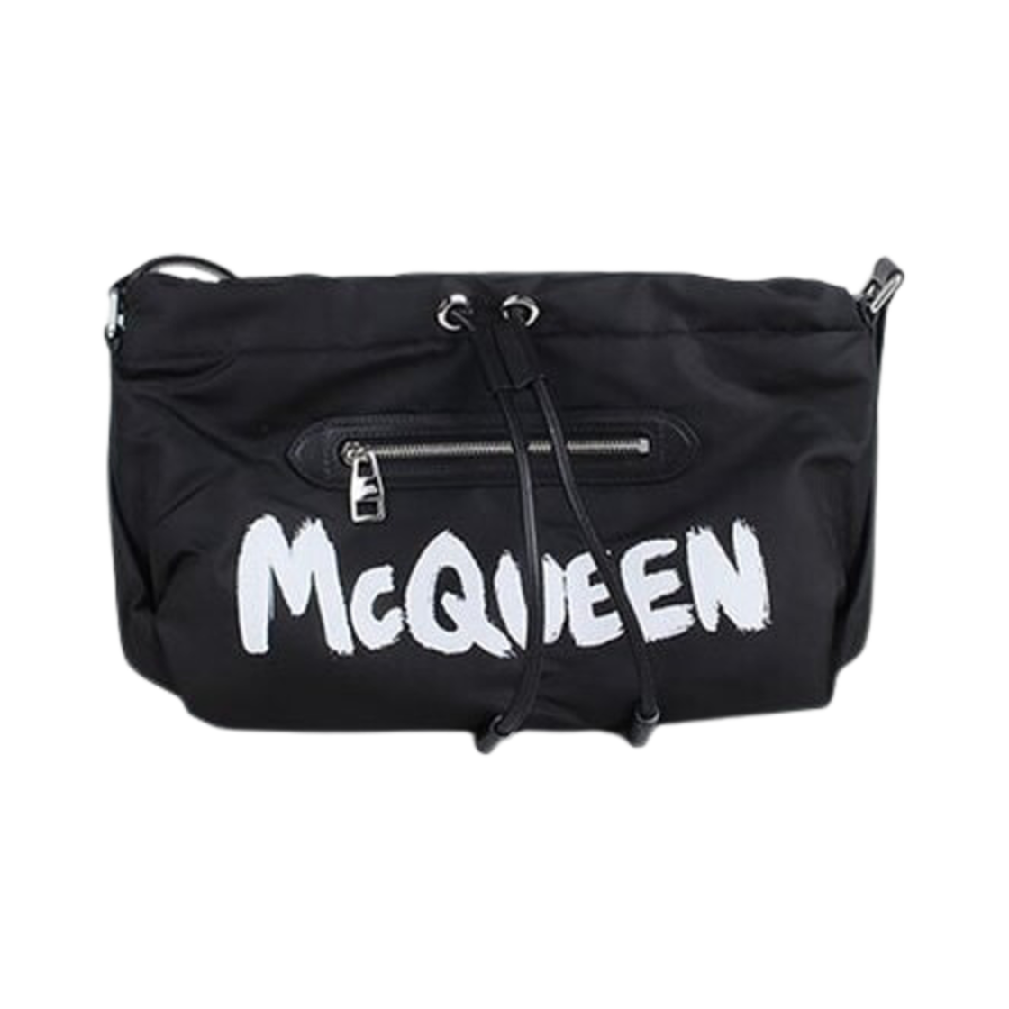 7084401AAI61090 Alexander McQueen Logo Bundle Bag Black