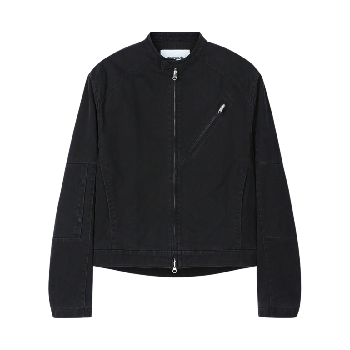 토니웩 가먼트 다이드 코튼 카페 레이서 자켓 페이디드 블랙(Tonywack Garment-Dyed Cotton Cafe Racer Jacket Faded Black)