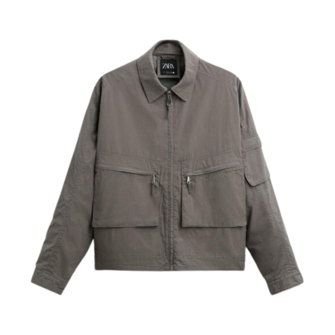 자라 포켓 봄버 자켓 그린(Zara Pocket Bomber Jacket Green)