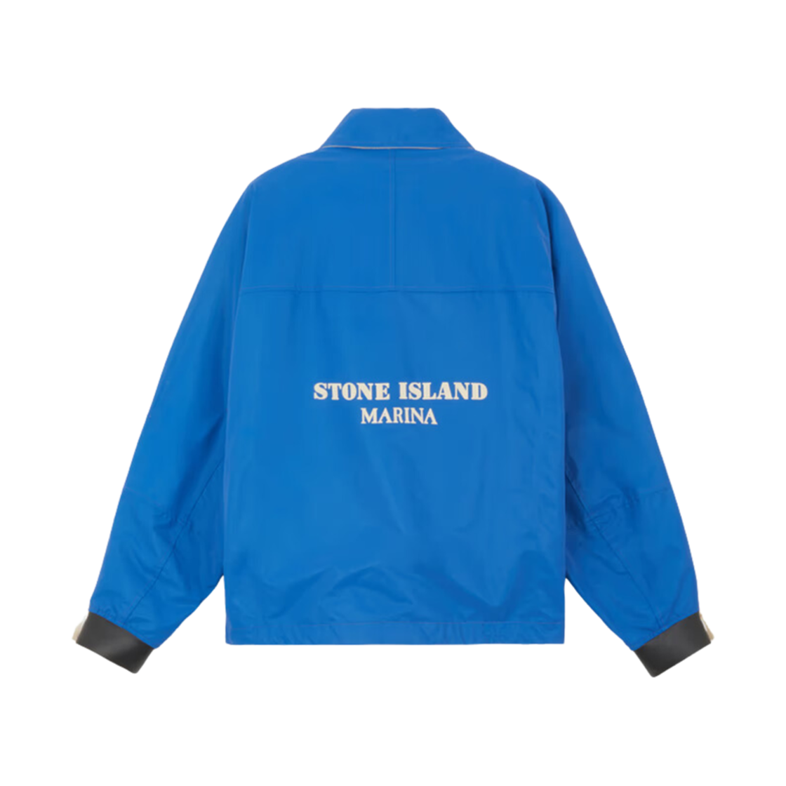 스톤 아일랜드 445X2 마리나 나일론 캔버스 위드 플레이티드 리플렉티브 윈드 레지스턴트 자켓 위드 리플렉티브 코팅 브라이트 블루 - 24FW(Stone Island 445X2 Marina Nylon Canvas with Plated Reflective Wind Resistant Jacket with Reflective Coating Bright Blue - 24FW) - 2