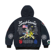 Supreme Aoi Hooded Work Jacket Black - 24SS