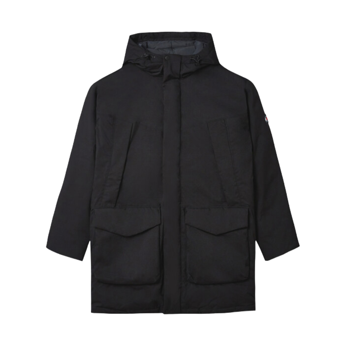 T32E7QJC52TMT2BDS Tommy Jeans Light Down Tech Parka Black