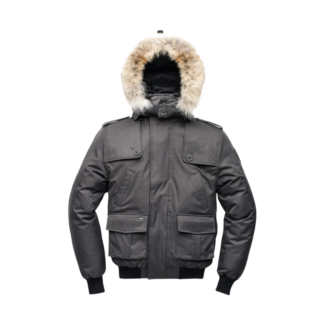 - Nobis Cartel Bomber Jacket CH Steel Grey