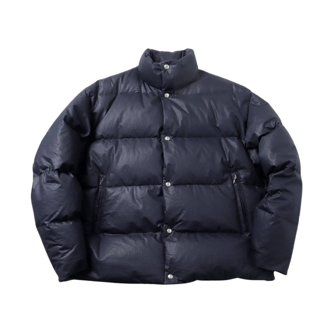 Y03-04013 Comoli Cotton Nylon Down Jacket Navy - 23AW