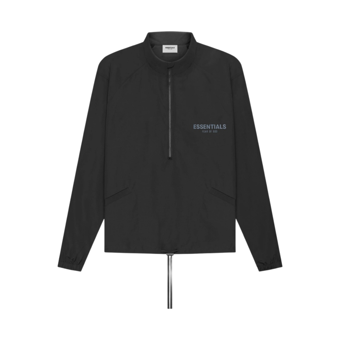 에센셜 하프집 트랙 자켓 블랙 - 21SS(Essentials Half-Zip Track Jacket Black - 21SS)