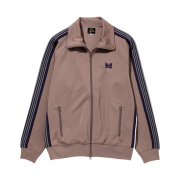 Needles Track Jacket Poly Smooth Taupe