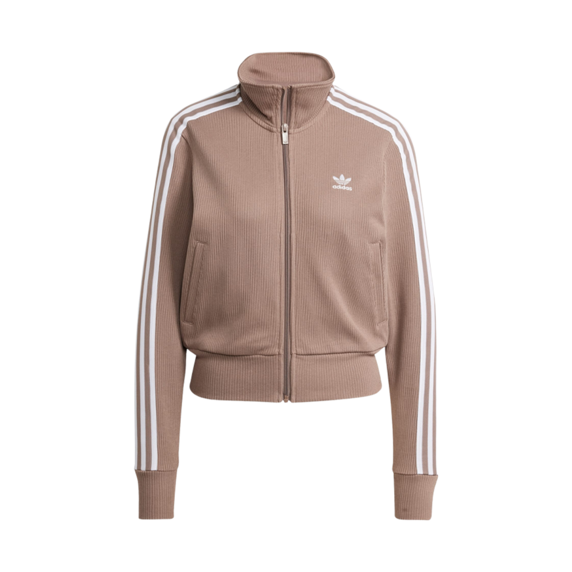 (W) 아디다스 니트 탑 트레이스 브라운 - KR 사이즈((W) Adidas Knit Top Trace Brown - KR Sizing)