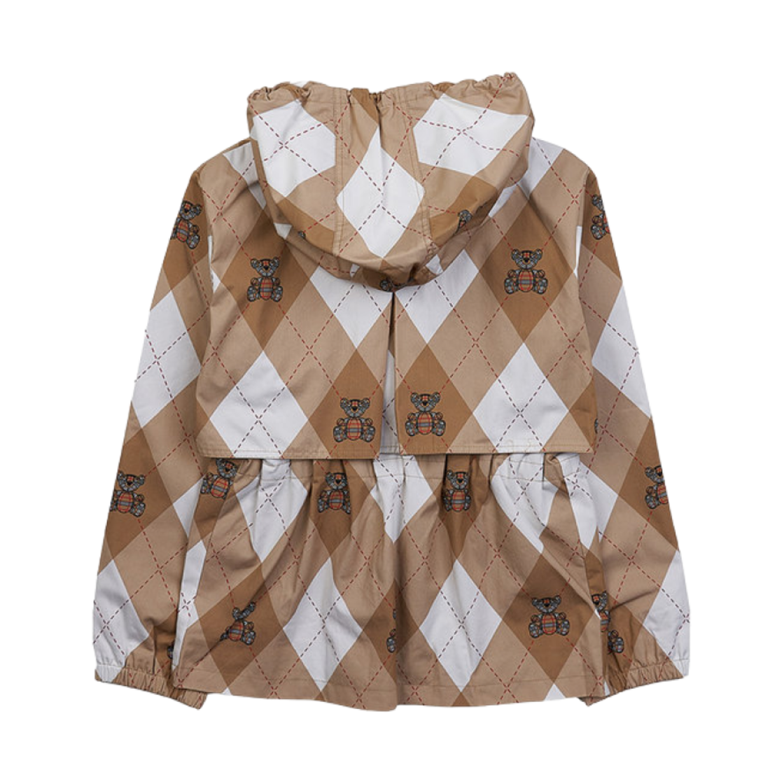 (키즈) 버버리 토마스 베어 아가일 프린트 자켓 소프트 펀((Kids) Burberry Thomas Bear Argyle Print Jacket Soft Fawn) - 2
