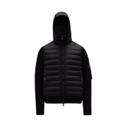 Moncler Padded Wool Hoodie Black - 23FW