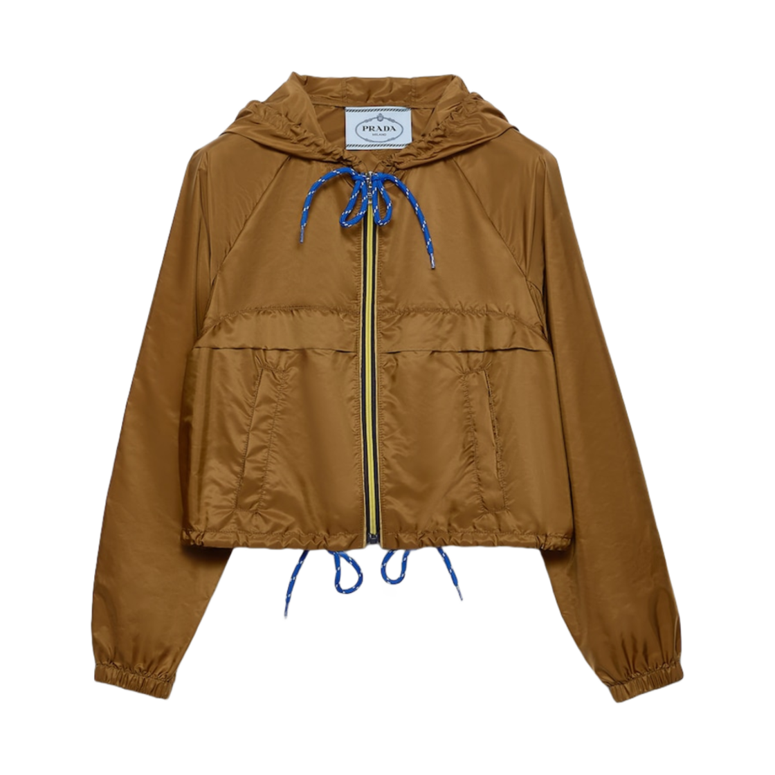 【PRADA】ライトウェイト Re-Nylon ジャケット★ベージュ★42 Prada Re-Nylon フーデッドジャケット | ブラック | FARFETCH JP