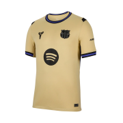 Nike FC Barcelona 2025/26 Stadium Away Dri-Fit Replica Jersey Team Gold Persian Violet Black (Non Marking Ver.)