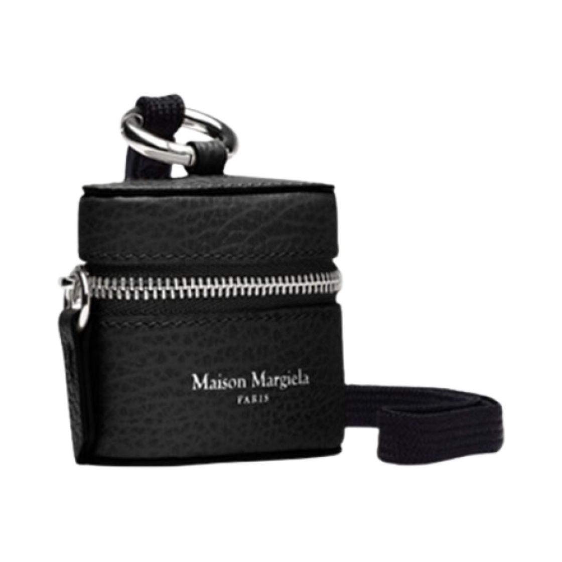 SA1VZ0015P6421T8013 Maison Margiela Logo AirPod Case Black