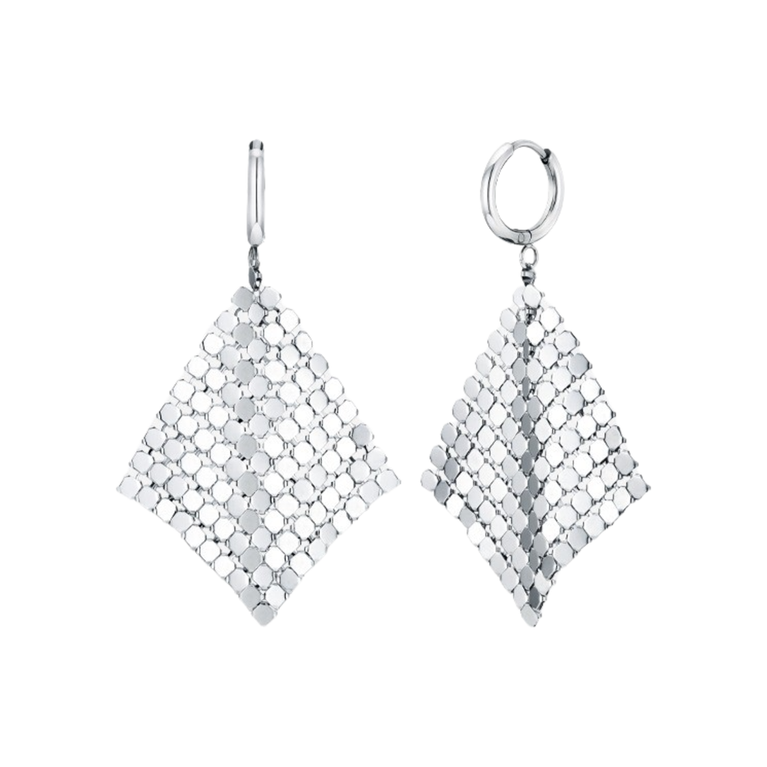 센티멍 넘버 337 메쉬 이어링 실버(Sentiments No.337 Mesh Earring Silver) - 1