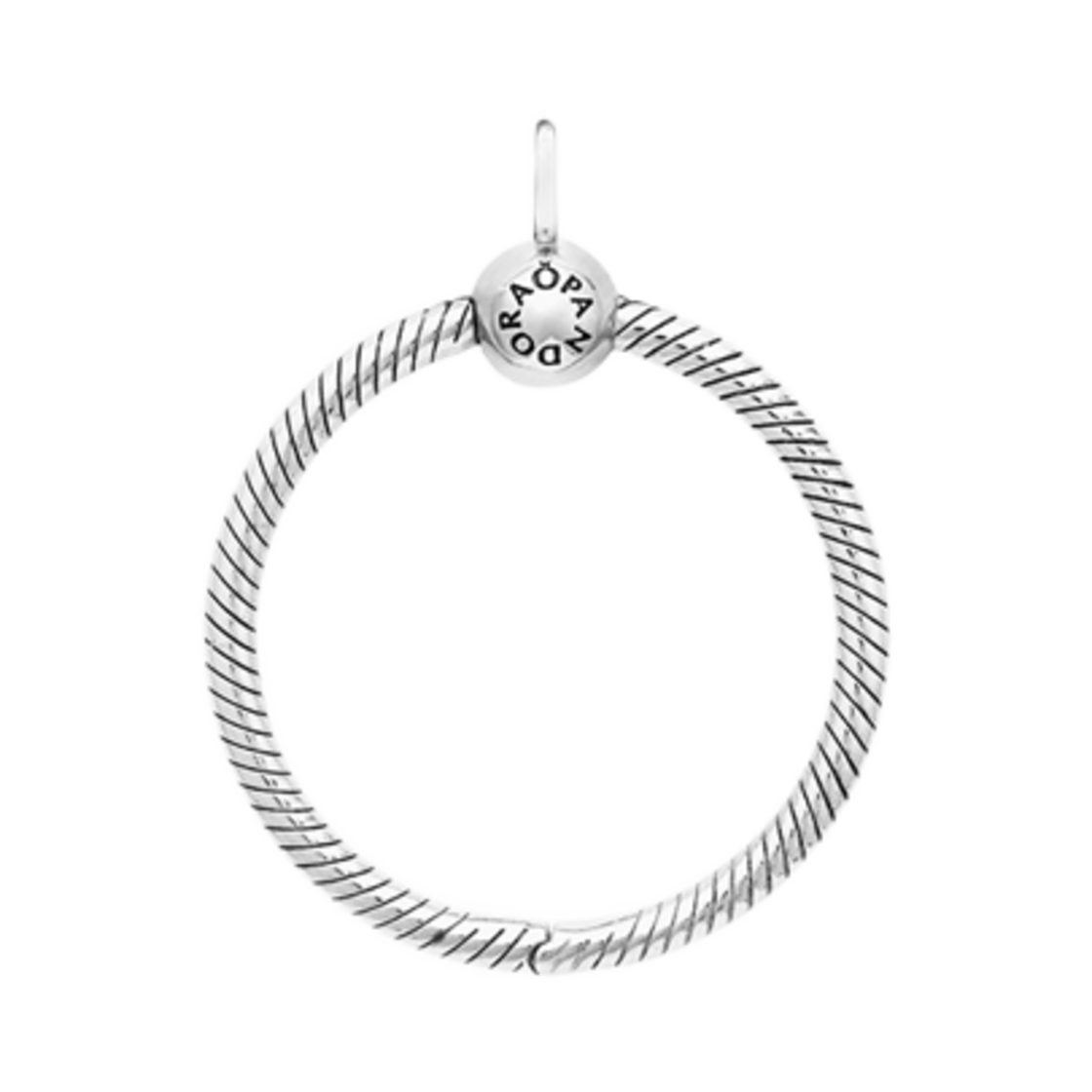 398256 (W) Pandora Moments O Pendant Sterling Silver