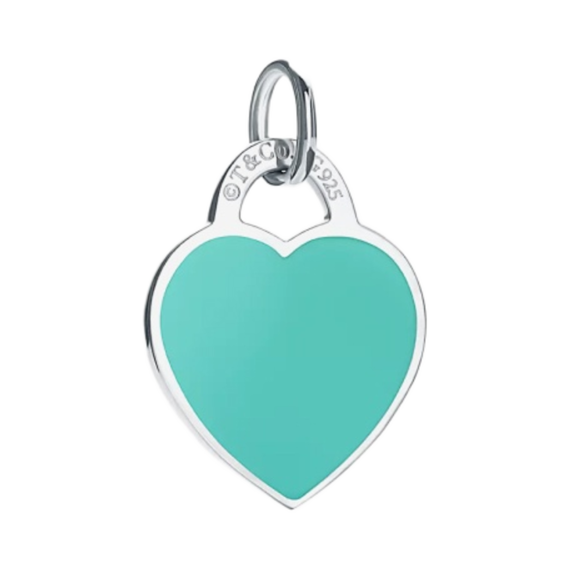 티파니앤코 블루 스몰 하트 태그 참 실버(Tiffany & Co. Blue Small Heart Tag Charm Silver) - 1
